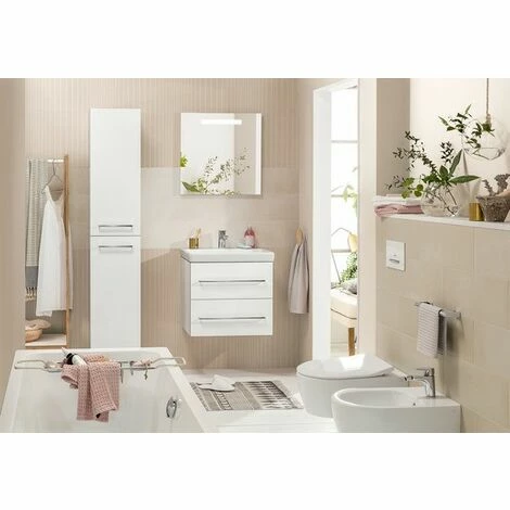 Villeroy & Boch Avento Waschtisch mit Überlauf 60 cm Stone White Mit CeramicPlus Beschichtung Villeroy & Boch Avento Waschtisch Mit Überlauf 60 Cm Stone White Mit CeramicPlus Beschichtung -VILLEROY & BOCH shop 71975987 4