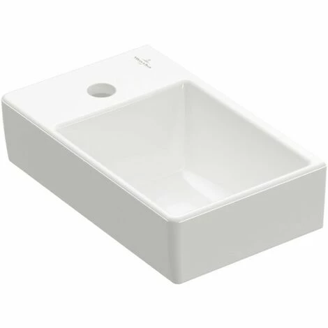 Villeroy & Boch Avento Handwaschbecken Mit Variabler Beckenposition Stone White Rechts Mit CeramicPlus Beschichtung 4 Villeroy & Boch Avento Handwaschbecken Mit Variabler Beckenposition Stone White Rechts Mit CeramicPlus Beschichtung – Bild 2